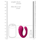 Shots Vive Yoko Triple Action Clitoral Pulse Wave Stimulation Dual Prong Vibrator Massager Sex Toy