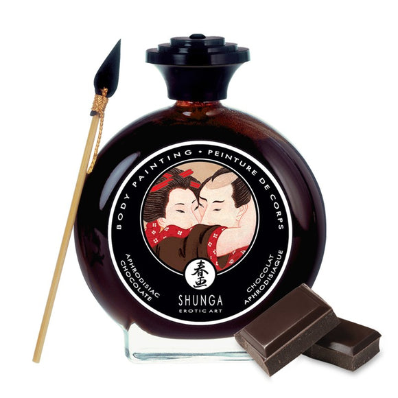 Shunga Edible Body Painting Aphrodisiac Chocolate Flavour Sex Foreplay