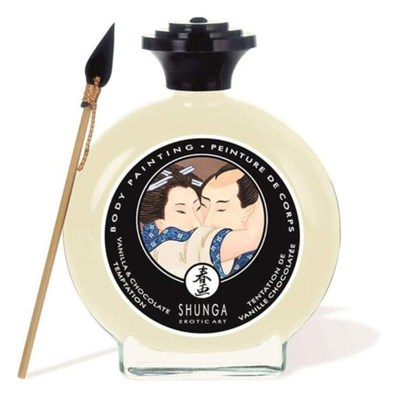 Shunga Edible Body Painting Vanilla Chocolate Temptation Sex Foreplay