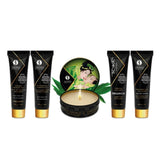 Shunga Geisha's Secret Luxury Gift Set Exotic Green Tea Oil Gel Lube Candle Erotic Kit