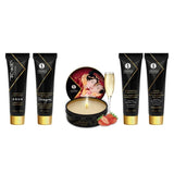 Shunga Geisha's Secret Luxury Gift Set Sparkling Strawberry Wine Erotic Massage Play