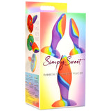 Simply Sweet Rainbow Silicone Butt Plug Set 3 Size Anal Training Kit Sex Toy