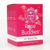 Skins Rose Buddies The Rose Flix Massager Mini Oral Pleasure Vibrator Sex Toy