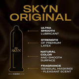 Skyn Original Non Latex Condoms 40 Pack Natural Safe Sex Prophylactics