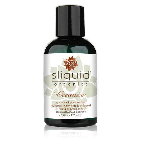 Sliquid Organic Oceanic Lubricant Natural Seaweed Water Based Vegan Lube 125ml