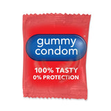 Gummy Condoms Strawberry & Cream Jelly Flavour Novelty Sweets Edible Candy Fun Adult Gift Confectionary