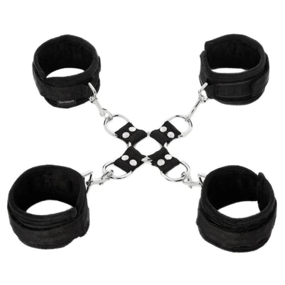 Sportsheets 5 Piece Hog Tie & Cuff Set Wrist Ankle Bondage Restraints