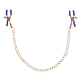 Sportsheets Cougar Gold Chained Nipple Clamps Adjustable Tension Fetish Bondage Play