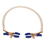 Sportsheets Cougar Gold Chained Nipple Clamps Adjustable Tension Fetish Bondage Play