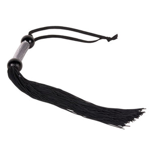 Sportsheets Large Rubber Whip Black Latex Flogger BDSM Fetish Play Toy