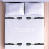 SportSheets Under The Bed Restraint System Cuffs Mattress Bondage Set