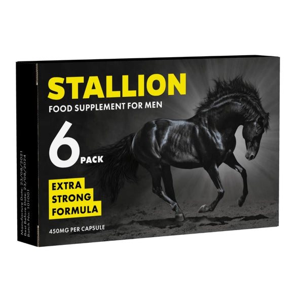 Stallion Herbal Food Supplement For Men 6 Capsule Pack Erection Stamina Pills