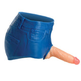 Strap U Booty Shorts 6" Dildo Silicone Strap On Harness Small Size