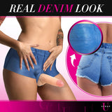 Strap U Booty Shorts 6" Dildo Silicone Strap On Harness Small Size