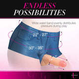 Strap U Booty Shorts 6" Dildo Silicone Strap On Harness Small Size