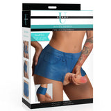 Strap U Booty Shorts 6" Dildo Silicone Strap On Harness Small Size