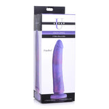 Strap U Magic Stick 8" Glitter Silicone Dildo Realistic Purple Penis Sex Toy