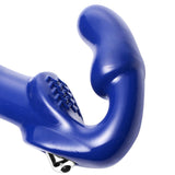 Strap U Revolver II Vibrating Strapless Strap-On Dildo Blue Penis Couples Sex Toy