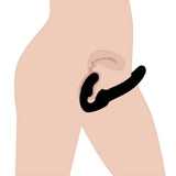 Strap U Revolver Strapless Strap On Dildo Black Penis Clit Pad G-Spot Couples Sex Toy