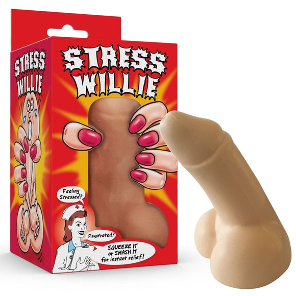 Stress Willie Tension Reliever Frustration Penis Squeeze Funny Rude Adult Naughty Gift
