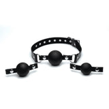 Strict Interchangeable Silicone Ball Gag Set 3 Size Bondage Training Fetish Play