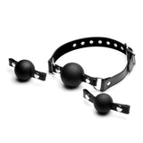 Strict Interchangeable Silicone Ball Gag Set 3 Size Bondage Training Fetish Play