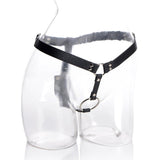 Strict Male Harness Steel Cock Ball Ring Anal Butt Plug Bondage BDSM Fetish