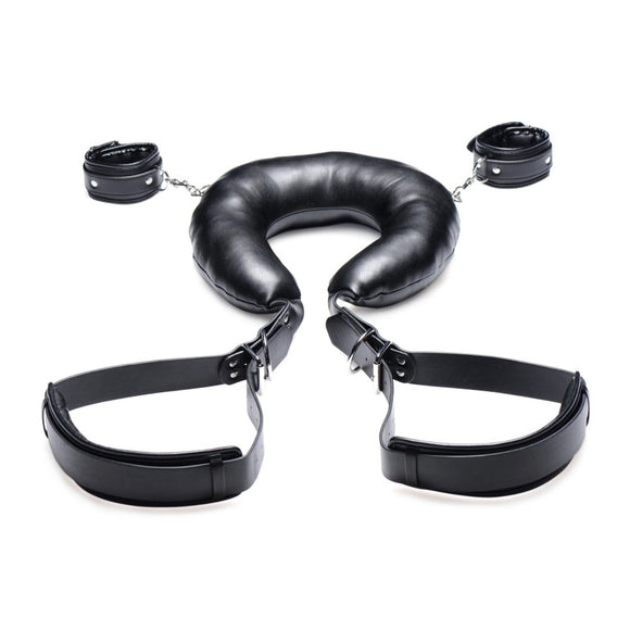Strict Padded Thigh Sling with Wrist Cuffs Restraint Sex Position Comfort Support