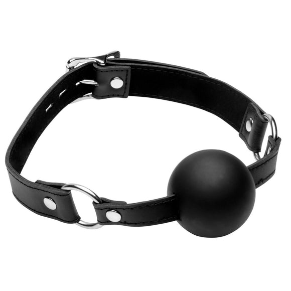 Strict XL Silicone Ball Gag Mouth Strap Bondage Fetish BDSM Play