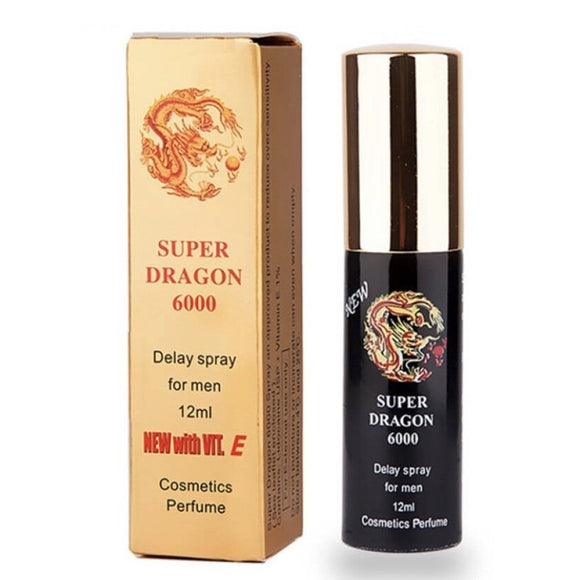 Super Dragon 6000 Delay Spray For Men Prolong Sex Ejaculation Anesthetic 12ml