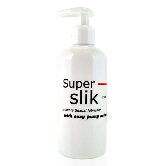 Herrco Super Slik Lubricant Water Based Body Safe Sex Vaginal Anal Lube 250ml Pump Bottle