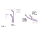Svakom Cici+ 2 App Controlled Slim Vibrator G-Spot Heat Rabbit Sex Toy