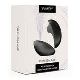 Svakom Pulse Galaxie Clitoral Stimulator Starlight Projector Midnight Black App Control Sex Toy
