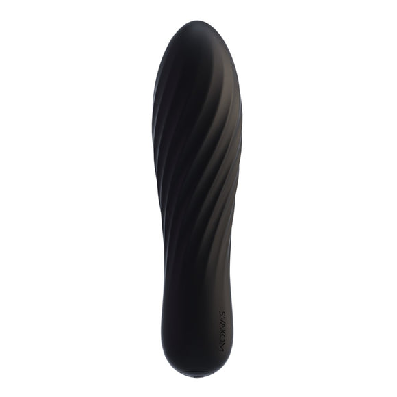 Svakom Tulip Powerful Bullet Vibrator Black Rechargeable Mini Vibe Discreet Sex Toy