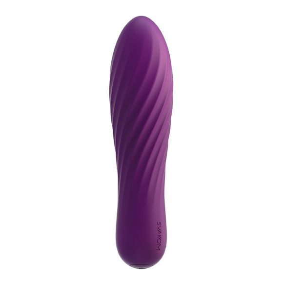Svakom Tulip Powerful Bullet Vibrator Violet Purple Rechargeable Mini Vibe Discreet Sex Toy