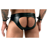 Svenjoyment Bondage Mens Jock Brief with Handcuffs Male Underwear Gay Fetish Wear