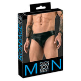 Svenjoyment Bondage Mens Jock Brief with Handcuffs Male Underwear Gay Fetish Wear