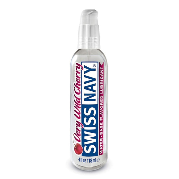 Swiss Navy Water-Base Flavoured Lubricant Very Wild Cherry Lube 118ml
