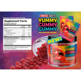 Swiss Navy Yummy Cummy Gummy 60 Pack Oral Sex Fruit Flavour Gummies Supplement