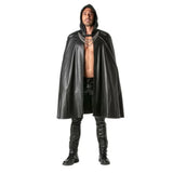 TOF Paris Kinky Cape for Men Size XL/XXL Black Leather Hood Fetish Wear