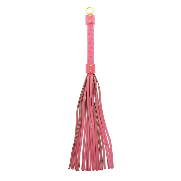 Taboom Malibu Whip Pink Flogger Faux Leather Barbie Fetish Bondage Play