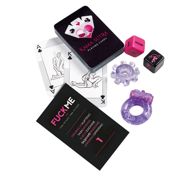 Tease & Please Fuck Me Time To Play Set Kamasutra Card Dice Game Couples Fun