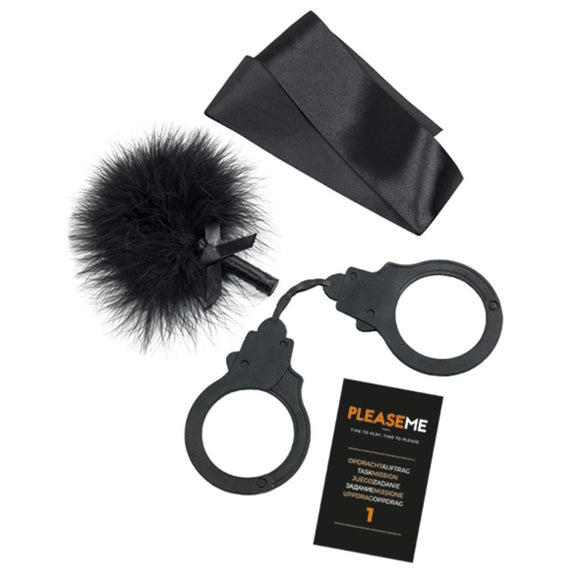 Tease & Please Please Me Play Set Beginners Bondage Game Kinky Kit