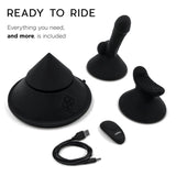 The Cowgirl Cone Shape Premium Sex Machine Rideable Remote App Control Vibrator Set Sex Toy