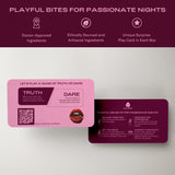 The Oh Collective Date Night Aphrodisiac Chocolates Dark Chocolate & Strawberry Popping Candy Truth or Dare