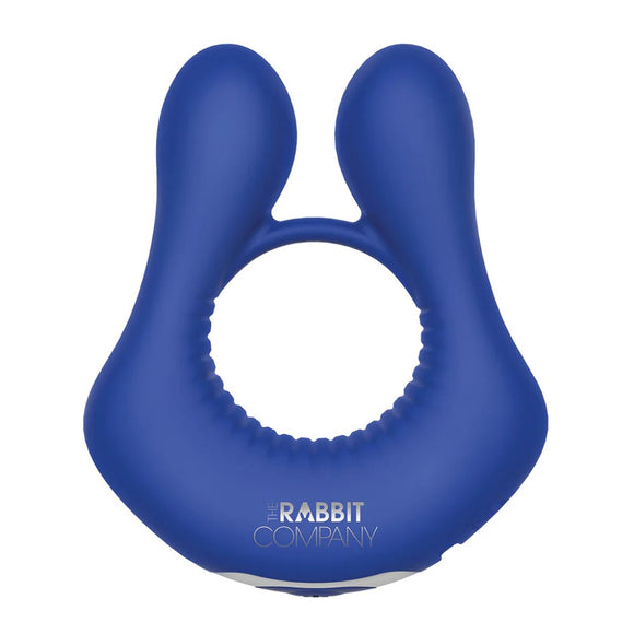 The Rabbit Company Deluxe Cock Ring Blue Vibrating Penis Bunny Sex Toy