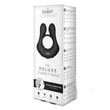 The Rabbit Company Deluxe Rabbit Ring Black Vibrating Penis Bunny Toy