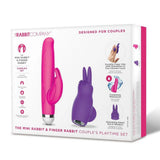 The Rabbit Company The Mini Rabbit & Finger Rabbit Couple's Playtime Set