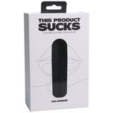 Doc Johnson This Product Sucks Clitoral Stimulator Lipstick Discreet Black Suction Vibrator Sex Toy