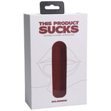 Doc Johnson This Product Sucks Clitoral Stimulator Lipstick Discreet Red Suction Vibrator Sex Toy